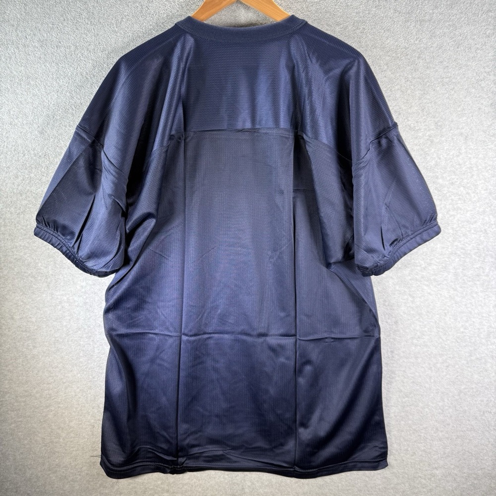 Vintage Majestic Men's‎ Blue Athletic Mesh Practice Football Jersey Size XL USA - Picture 10 of 11